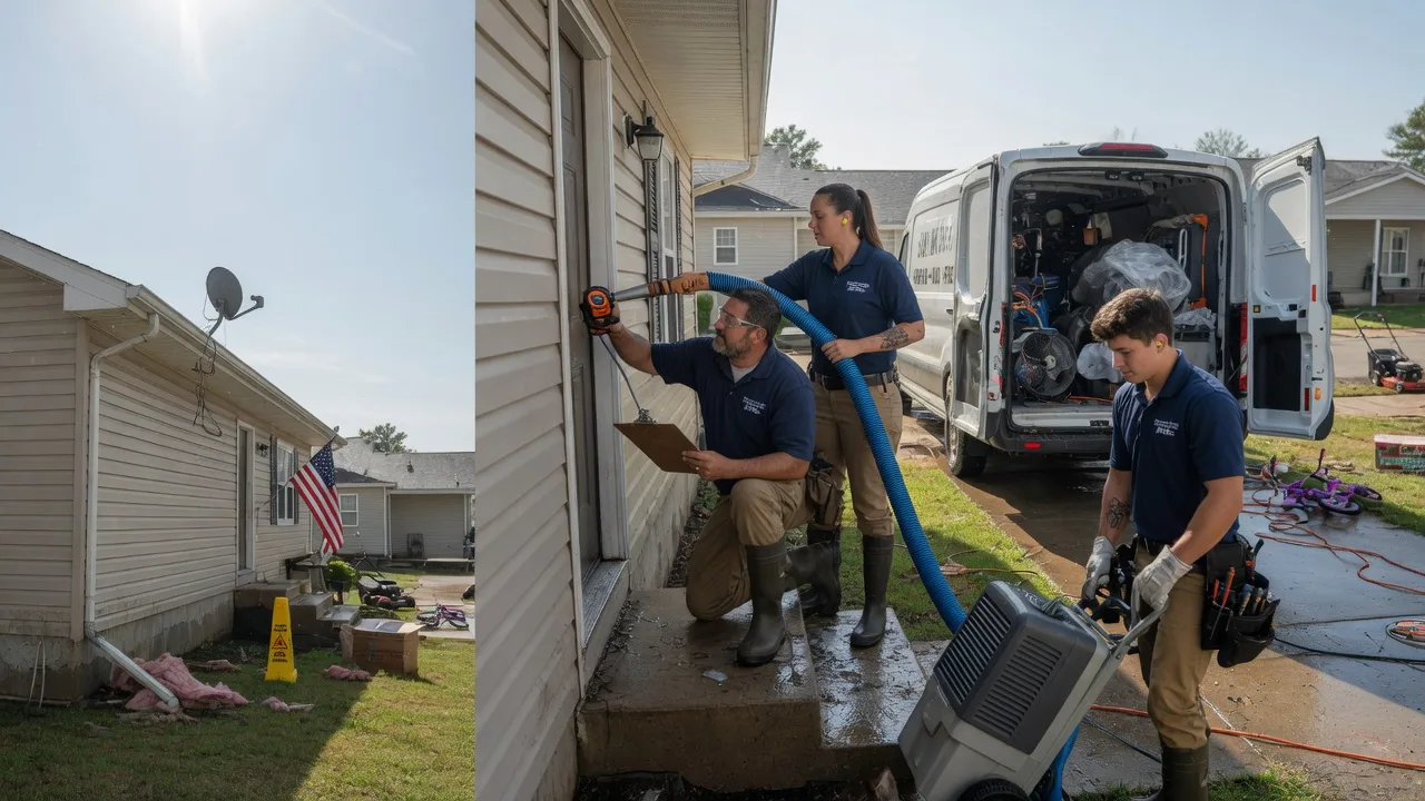 Ceiling Water Damage Restoration in Columbus, KY near me